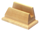 BF Woods Slant Card Holder w/ Base- Maple